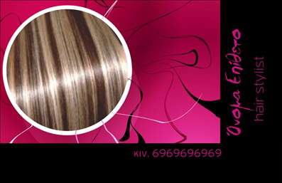 Επαγγελματική κάρτα για Hair StylistΑναδείξτε την επαγγελματική σας δραστηριότητα με αυτήν την άκρως ελκυστική επαγγελματική κάρτα για Hair Stylist. Το σχεδιασμό της κάρτας συνδυάζει κομψότητα και σύγχρονη αισθητική, με μαλακούς τόνους που προσφέρουν μία φρέσκια αίσθηση. Τα χρώματα, κυρίως απαλά pastels, δημιουργούν μία ήρεμη και ευχάριστη ατμόσφαιρα, ενώ η διάταξη των στοιχείων είναι προσεγμένη και λειτουργική. Η γραμματοσειρά είναι μοντέρνα και ευανάγνωστη, κάνοντας τη κάρτα σας να ξεχωρίζει δίπλα σε άλλες εκτυπώσεις.Η κάρτα αυτή αντανακλά τον επαγγελματισμό σας και τη δέσμευση στην ποιότητα, δίνοντας μία θετική εντύπωση στους πελάτες σας. Με εμπνευσμένα στοιχεία σχεδίου που συνδέονται με την τέχνη του hairstyling, αποπνέει αξιοπιστία και κομψότητα.Η δυνατότητα προσθήκης στοιχείων είναι εύκολη, καθώς μπορείτε να συμπεριλάβετε το όνομά σας, το τηλέφωνο, το λογότυπό σας και άλλα στοιχεία επικοινωνίας, κάνοντάς την απόλυτα προσαρμόσιμη στις ανάγκες σας. Αν έχετε κάποιες ειδικές υπηρεσίες που θέλετε να προβληθούν, η κάρτα προσφέρει επαρκή χώρο για να τις αναδείξετε με επαγγελματική διατύπωση.Η κάρτα αυτή σας βοηθά να ξεχωρίσετε στον τομέα της κομμωτικής και να αφήσετε μία μόνιμη θετική εντύπωση στους πελάτες σας.Μπορείτε να κάνετε όποιες αλλαγές θέλετε μέσω του online σχεδιαστικού εργαλείου.