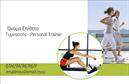 Επαγγελματική κάρτα για Personal Trainers: Αυτή η εντυπωσιακή επαγγελματική κάρτα συνδυάζει αισθητική και λειτουργικότητα, ιδανική για να προβάλετε τις υπηρεσίες σας στον τομέα του fitness. Με ζωντανά και δυναμικά χρώματα, όπως το φρέσκο πράσινο και το έντονο μαύρο, αποτυπώνει την ενέργεια της προπόνησης και παρακινεί τους πελάτες σας. Η καθαρή διάταξη και η μοντέρνα γραμματοσειρά δίνουν έμφαση στα στοιχεία που είναι πιο σημαντικά, όπως το όνομά σας και τα στοιχεία επικοινωνίας.Το σχέδιο της κάρτας αντικατοπτρίζει την επαγγελματική φιλοσοφία ενός Personal Trainer, αναδεικνύοντας την αξιοπιστία και την εμπειρία σας στον τομέα. Οι πελάτες σας θα αισθάνονται σίγουροι για την επιλογή τους όταν βλέπουν μία κάρτα που αποπνέει επαγγελματισμό και ασφαλείς υπηρεσίες.Η προσαρμοστικότητα της κάρτας επιτρέπει την προσθήκη στοιχείων όπως το λογότυπο της επιχείρησής σας, το όνομά σας, τηλέφωνο και άλλες σημαντικές πληροφορίες, ενώ οι δυνατότητες εκτύπωσης σας προσφέρουν την ευελιξία να δημιουργήσετε την τέλεια κάρτα για τις ανάγκες σας. Η κάρτα μπορεί να προβάλλει τις ειδικές υπηρεσίες ή τα προγράμματα που προσφέρετε, κάνοντάς την ιδανική για την προώθηση των ικανοτήτων σας.Με αυτή την επαγγελματική κάρτα, μπορείτε να ξεχωρίσετε και να αφήσετε μια θετική εντύπωση στους πελάτες σας, διασφαλίζοντας την αναγνωρισιμότητα και την επιτυχία σας. Μπορείτε να κάνετε όποιες αλλαγές θέλετε μέσω του online σχεδιαστικού εργαλείου.