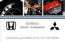Επαγγελματική κάρτα για Service ανταλλακτικά Βελτιώσεις Αυτοκινήτων: Αυτή η εκλεπτυσμένη κάρτα συνδυάζει την ποιότητα με την λειτουργικότητα, ιδανική για επαγγελματίες του χώρου. Σε κλασικούς τόνους του μαύρου και του γκρι, η κάρτα προσφέρει μια αίσθηση σοβαρότητας και αξιοπιστίας, που ταιριάζει απόλυτα με την επαγγελματική σας εικόνα. Η χρήση μοντέρνας γραμματοσειράς καθιστά την ανάγνωση εύκολη και άμεση, ενώ τα κομψά εικονίδια προσθέτουν μια ελκυστική πινελιά. Η συνολική διάταξη της κάρτας τονίζει την επαγγελματικότητα και διευκολύνει την επικοινωνία. Οι χώροι που παραμένουν κενές είναι ιδανικοί για την προσθήκη του ονόματός σας, του τηλεφώνου, καθώς και του λογότυπου της επιχείρησής σας. Έτσι, η κάρτα σας γίνεται ακόμα πιο προσωπική και αναγνωρίσιμη. Η κάρτα αυτή όχι μόνο αναδεικνύει τις υπηρεσίες και τα προϊόντα που προσφέρετε, αλλά και σας βοηθά να ξεχωρίσετε σε μια ανταγωνιστική αγορά. Οι εκτυπώσεις της κάρτας είναι υψηλής ποιότητας, διασφαλίζοντας ότι θα μείνουν αξέχαστες στους πελάτες σας. Η παρουσία σας στη βιομηχανία των αυτοκινήτων αποκτά μια νέα διάσταση με την κάρτα αυτή, αφήνοντας σας θετική εντύπωση σε κάθε επαγγελματική συνάντηση. Μπορείτε να κάνετε όποιες αλλαγές θέλετε μέσω του online σχεδιαστικού εργαλείου.