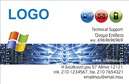 Επαγγελματική κάρτα για Hosting Web DesignersΑυτή η επαγγελματική κάρτα προορίζεται για επαγγελματίες του χώρου του web design, προσφέροντας μια κομψή και σύγχρονη εμφάνιση. Η κάρτα διαθέτει έναν ελκυστικό σχεδιασμό με συναρπαστικές λεπτομέρειες, όπου κυριαρχούν οι γήινες αποχρώσεις του μπλε και του λευκού, ιδανικές για την αναγνώριση της τεχνολογίας και της καινοτομίας. Η διάταξη είναι ισορροπημένη, με τις πληροφορίες οργανωμένες σε ευανάγνωστες γραμματοσειρές που αποπνέουν επαγγελματισμό.Η αισθητική της κάρτας αντικατοπτρίζει τον χαρακτήρα του επαγγελματία, με την καθαρή και σύγχρονη σχεδίαση να ενισχύει την αξιοπιστία και την επιμέλεια που χαρακτηρίζει τους Hosting Web Designers. Η προσθήκη του λογότυπου της επιχείρησης σε συνδυασμό με τα στοιχεία επικοινωνίας, καθιστούν την κάρτα εύκολα προσαρμόσιμη στις ανάγκες σας.Αυτή η κάρτα μπορεί να προβάλλει αποτελεσματικά τις υπηρεσίες σας, με χώρο διαθέσιμο για την περιγραφή των παροχών σας ή για την επίδειξη έργων σας. Σίγουρα θα βοηθήσει τον επαγγελματία να ξεχωρίσει και να αφήσει μια θετική εντύπωση στους πελάτες του.Μπορείτε να κάνετε όποιες αλλαγές θέλετε μέσω του online σχεδιαστικού εργαλείου.