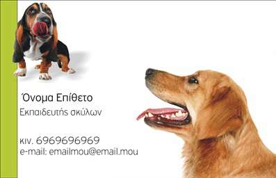 Επαγγελματική κάρτα για ζωόφιλοΑνακαλύψτε την απόλυτη επαγγελματική κάρτα που συνδυάζει την αισθητική με τη λειτουργικότητα! Το σχεδιαστικό template, εμπνευσμένο από τον κόσμο των ζώων, διαθέτει ζωντανά χρώματα που προσελκύουν το βλέμμα και εντυπωσιάζουν. Η διάταξη των στοιχείων επιτρέπει ευανάγνωστη γραμματοσειρά, ενώ οι εικόνες ζώων αναδεικνύουν την προσωπικότητα του επαγγελματία.Το σχέδιο αντανακλά τον επαγγελματισμό και την αξιοπιστία του κλάδου, κάνοντάς το ιδανικό για κτηνίατρους, εκπαιδευτές ή επιχειρηματίες στον χώρο των ζώων. Κάθε υποψήφιος πελάτης θα νιώθει σιγουριά και εμπιστοσύνη στην προτίμησή του χάρη στη κομψότητα της κάρτας.Προσαρμόστε εύκολα στοιχεία όπως όνομα, τηλέφωνο και λογότυπο, διασφαλίζοντας ότι οι επαγγελματικές κάρτες είναι πάντα ενημερωμένες και προσωπικές. Η δυνατότητα προβολής υπηρεσιών ή προϊόντων μέσω της κάρτας σας επιτρέπει να διαφημίσετε ό,τι πολύτιμο έχετε να προσφέρετε.Αφήστε τη δική σας σφραγίδα και δώστε στον εαυτό σας τη δυνατότητα να ξεχωρίσετε στην αγορά, αφήνοντας θετική εντύπωση στους πελάτες σας.Μπορείτε να κάνετε όποιες αλλαγές θέλετε μέσω του online σχεδιαστικού εργαλείου.