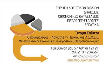 Επαγγελματική κάρτα για Οικονομολόγους: Αυτή η κομψή και δυναμική επαγγελματική κάρτα σχεδιάστηκε ειδικά για εκείνους που ασχολούνται με την οικονομία. Με μια όμορφη ισορροπία χρωμάτων, το σχέδιο αποπνέει αξιοπιστία και επαγγελματισμό. Η χρήση ήρεμων αποχρώσεων σε συνδυασμό με δυνατές γραμματοσειρές προσφέρει μια αίσθηση αυτοπεποίθησης και σταθερότητας, ιδανική για τους οικονομολόγους.Ο συνολικός σχεδιασμός της κάρτας περιλαμβάνει μια καθαρή διάταξη, με ευδιάκριτα πεδία που επιτρέπουν την εύκολη ανάγνωση των στοιχείων επικοινωνίας σας. Ενσωματωμένα background στοιχεία ενισχύουν την αισθητική χωρίς να αποσπάσουν την προσοχή από τους σημαντικούς πληροφορίες. Οι γραμματοσειρές είναι επιλεγμένες με προσοχή, προβάλλοντας μια αίσθηση μοντέρνας επαγγελματικότητας.Το σχέδιο αντανακλά τον επαγγελματικό χαρακτήρα και την αξιοπιστία των οικονομολόγων, κάνοντάς την ιδανική για επαγγελματικές εκτυπώσεις. Η δυνατότητα προσθήκης στοιχείων, όπως όνομα, τηλέφωνο και λογότυπο, σας επιτρέπει να προσαρμόσετε την κάρτα σύμφωνα με τις ανάγκες σας.Πρόσθετα, αυτή η κάρτα μπορεί να προβάλει υπηρεσίες ή προϊόντα που προσφέρετε, επιτρέποντας στους πελάτες να κατανοήσουν καλύτερα την εξειδίκευσή σας. Είτε είστε μέλος μιας οικονομικής υπηρεσίας είτε ανεξάρτητος επαγγελματίας, αυτή η επαγγελματική κάρτα θα σας βοηθήσει να ξεχωρίσετε και να αφήσετε μια θετική εντύπωση στον πελάτη σας.Μπορείτε να κάνετε όποιες αλλαγές θέλετε μέσω του online σχεδιαστικού εργαλείου.