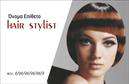 Επαγγελματική κάρτα για Hair Stylist: Είναι ο ιδανικός τρόπος για να αποτυπώσετε την καλλιτεχνική σας αίσθηση και να προβάλετε την προσωπικότητά σας. Αυτή η κάρτα συνδυάζει κομψότητα και μοντέρνα αισθητική με άριστη ποιότητα εκτύπωσης.Τα χρώματα της κάρτας είναι ζωντανά και φρέσκα, ενσωματώνοντας τόνους του ροζ και του λευκού που αντλούν έμπνευση από τον κόσμο της ομορφιάς. Η διάταξη είναι προσεκτικά σχεδιασμένη, χρησιμοποιώντας μία μοντέρνα γραμματοσειρά που εξασφαλίζει άμεση αναγνωσιμότητα. Επιπλέον, το λεπτό φόντο προσθέτει μία αίσθηση βάθους που καθιστά την κάρτα ελκυστική.Η κάρτα αυτή αντανακλά τον επαγγελματισμό και την αξιοπιστία που απαιτεί η βιομηχανία της ομορφιάς. Αξιοποιώντας τη δυναμική του σχεδίου, προβάλετε τον εαυτό σας ως έναν σύγχρονο και έμπειρο Hair Stylist, ικανό να εντυπωσιάσει τους πελάτες.Τα στοιχεία επικοινωνίας όπως το όνομα, το τηλέφωνο και το λογότυπό σας μπορούν εύκολα να προστεθούν ή να προσαρμοστούν, διασφαλίζοντας την πλήρη λειτουργικότητα της κάρτας. Αυτή η προσαρμοστικότητα σας επιτρέπει να διατηρείτε την προσωπική σας ταυτότητα σε κάθε εκτύπωση.Η κάρτα προσφέρει επίσης την ευκαιρία να προβάλετε τις υπηρεσίες σας, ενθαρρύνοντας τους πελάτες να σας επιλέξουν για τη φροντίδα των μαλλιών τους.Δημιουργήστε εντυπώσεις που θα μείνουν χαραγμένες στη μνήμη όλων, κάνοντάς σας να ξεχωρίσετε στην πολυάσχολη αγορά.Μπορείτε να κάνετε όποιες αλλαγές θέλετε μέσω του online σχεδιαστικού εργαλείου.