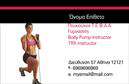 Επαγγελματική κάρτα για Personal TrainersΑυτή η εντυπωσιακή επαγγελματική κάρτα έχει σχεδιαστεί ειδικά για personal trainers, διασφαλίζοντας ότι η παρουσία σας θα ξεχωρίζει. Το κομψό σχέδιο συνδυάζει ζωντανά χρώματα και δυναμική διάταξη, προσφέροντας έναν μοντέρνο και επαγγελματικό χαρακτήρα. Με καθαρές γραμμές και ευανάγνωστη γραμματοσειρά, αποπνέει αξιοπιστία και αυτοπεποίθηση, στοιχεία απαραίτητα στην αθλητική βιομηχανία.Η επιλεγμένη παλέτα χρωμάτων δημιουργεί μια αίσθηση ζωτικότητας και ενέργειας, ιδανική για να προβάλετε τις υπηρεσίες σας. Η κάρτα διαθέτει ευρύχωρους χώρους για να προσθέσετε το όνομά σας, τον αριθμό τηλεφώνου, και το λογότυπό σας, διασφαλίζοντας ωστόσο ότι όλα τα στοιχεία παραμένουν καλαίσθητα και ισορροπημένα.Επιπλέον, η κάρτα μπορεί να περιλαμβάνει πληροφορίες για τις υπηρεσίες σας ή τις ειδικές προσφορές σας, καθιστώντας την ιδανική για επαγγελματική δικτύωση. Κάθε άλλο στοιχείο επικοινωνίας μπορεί εύκολα να προστεθεί ή να ανανεωθεί, κάνοντάς την προσαρμόσιμη ανά πάσα στιγμή.Αυτή η επαγγελματική κάρτα λειτουργεί ως ένα ισχυρό εργαλείο προβολής για τους personal trainers, βοηθώντας σας να αφήσετε θετική εντύπωση στους πελάτες σας και να ξεχωρίσετε στην αγορά. Μπορείτε να κάνετε όποιες αλλαγές θέλετε μέσω του online σχεδιαστικού εργαλείου.