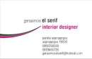 Επαγγελματικές κάρτες-Interior-Designers
